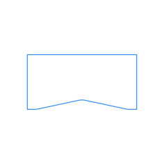 Furniture Conference Tables Everywhere Table Concave Rectangular Post Leg Outline Svg Vector, Free Vectors File
